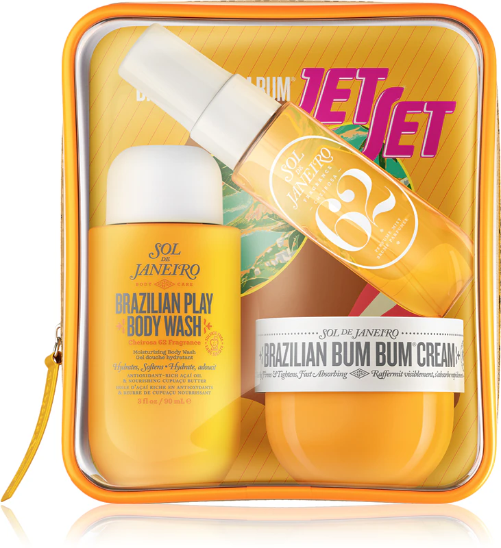 Conjunto de viagem Sol de Janeiro Brazilian Bum Bum Jet Set