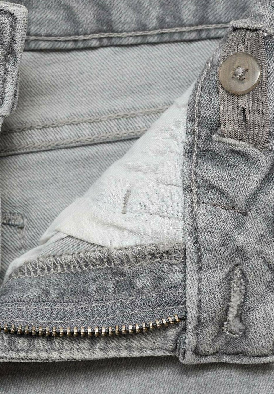 Mango Kids KID TEEN - Jeans a gamba dritta - denim grigio