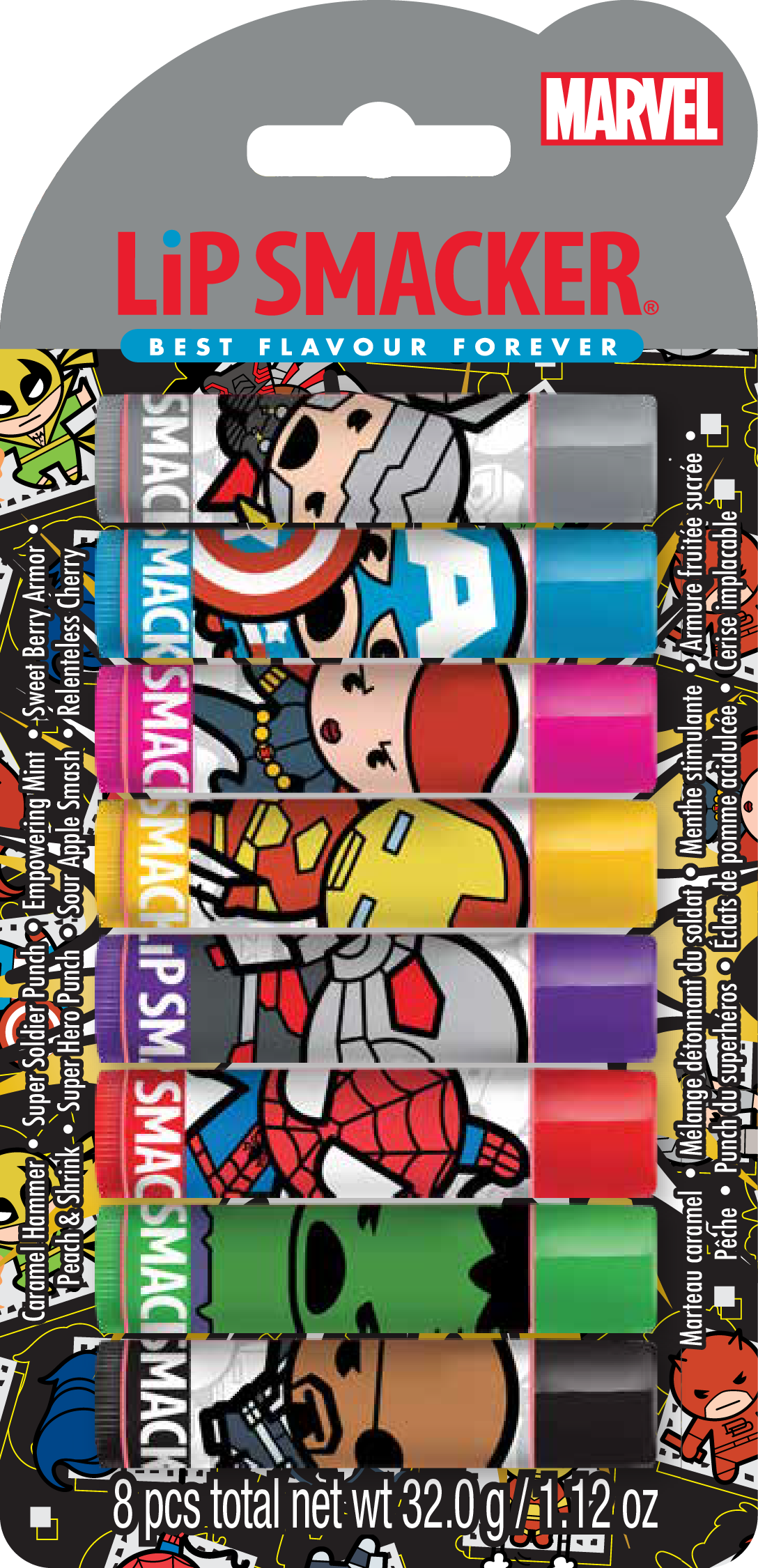Balzami za ustnice Marvel Party Pack Ustnice: balzami in nega