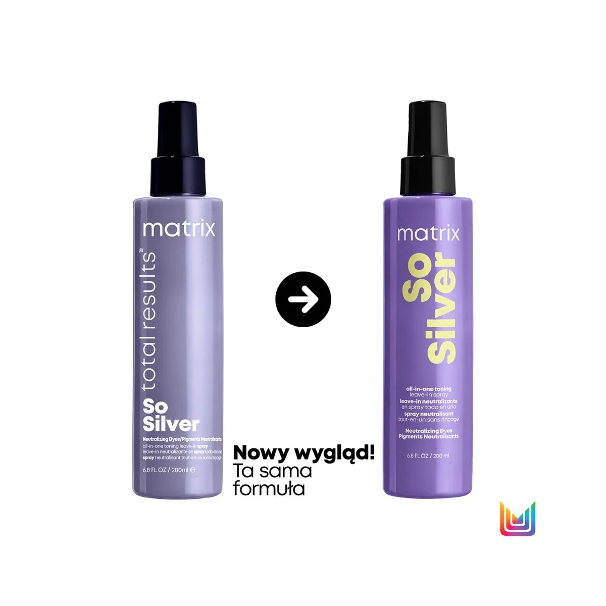 Matrix Total Results So Silver Spray do włosów Neutralizacja żółtych tonów