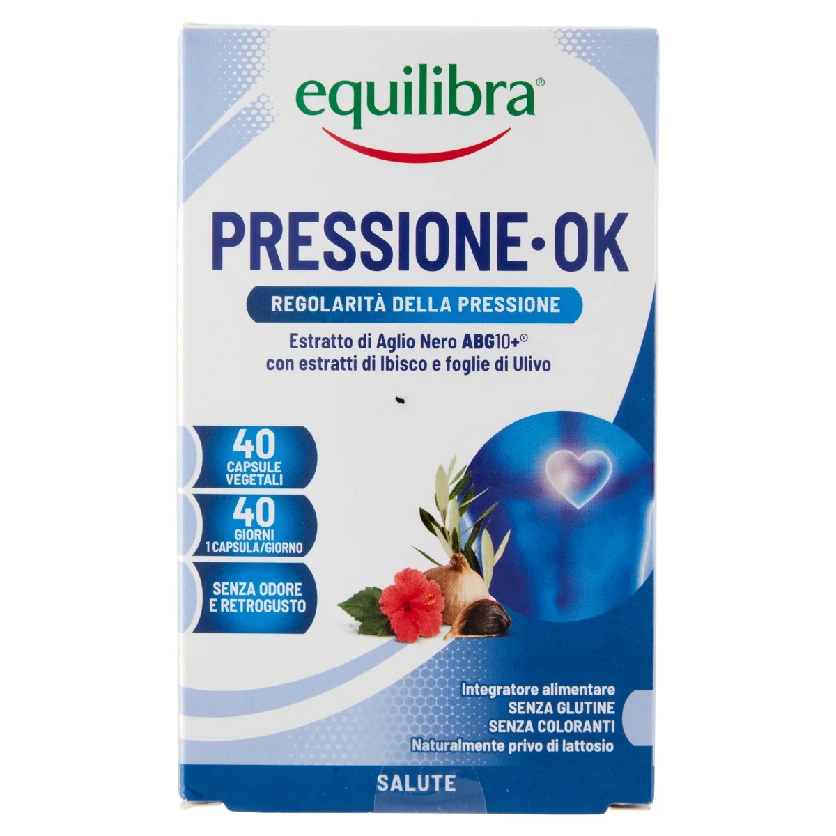 EQUILIBRA Equilibra Bloeddruk Ok 40 plantaardige capsules Normale bloeddruk