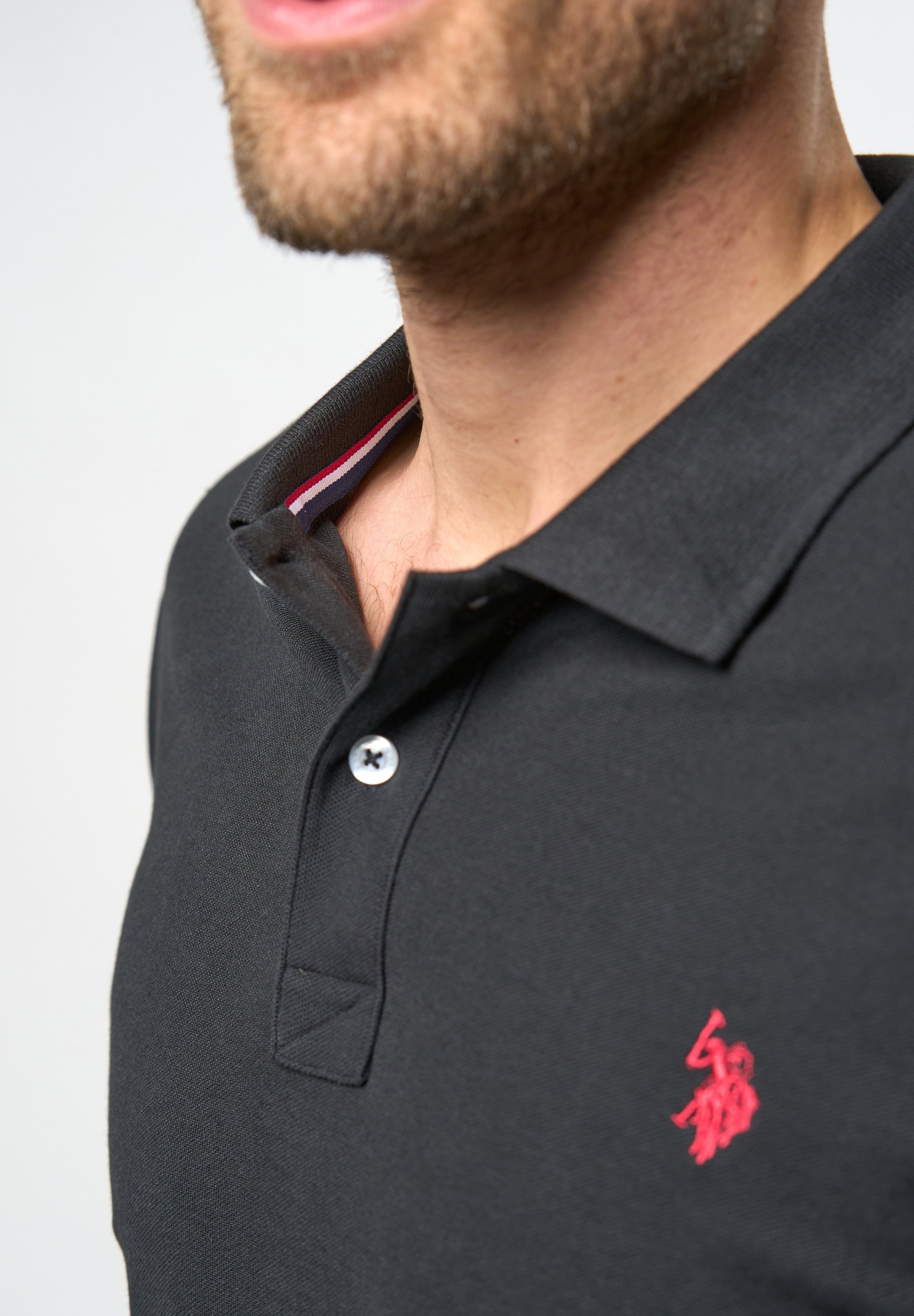 US Polo Assn. poloshirt - zwart