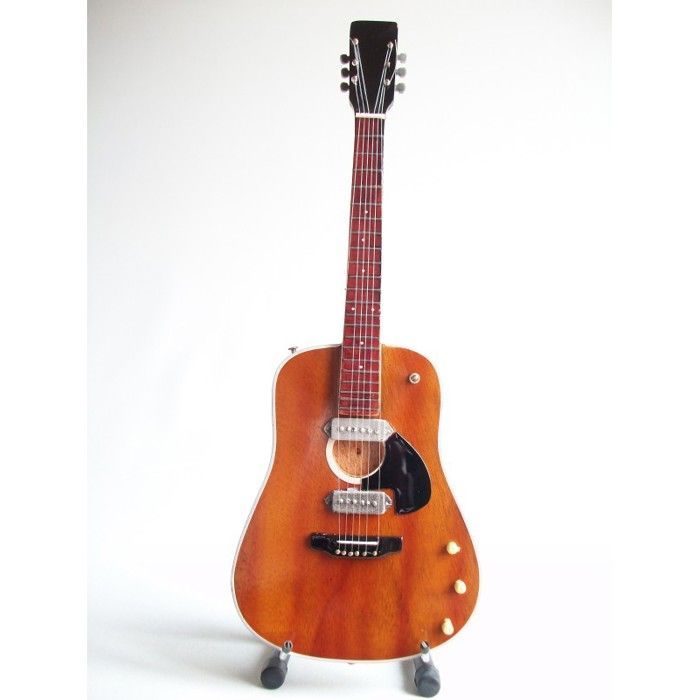 Kurt Cobain's Nirvana Martin miniature acoustic guitar