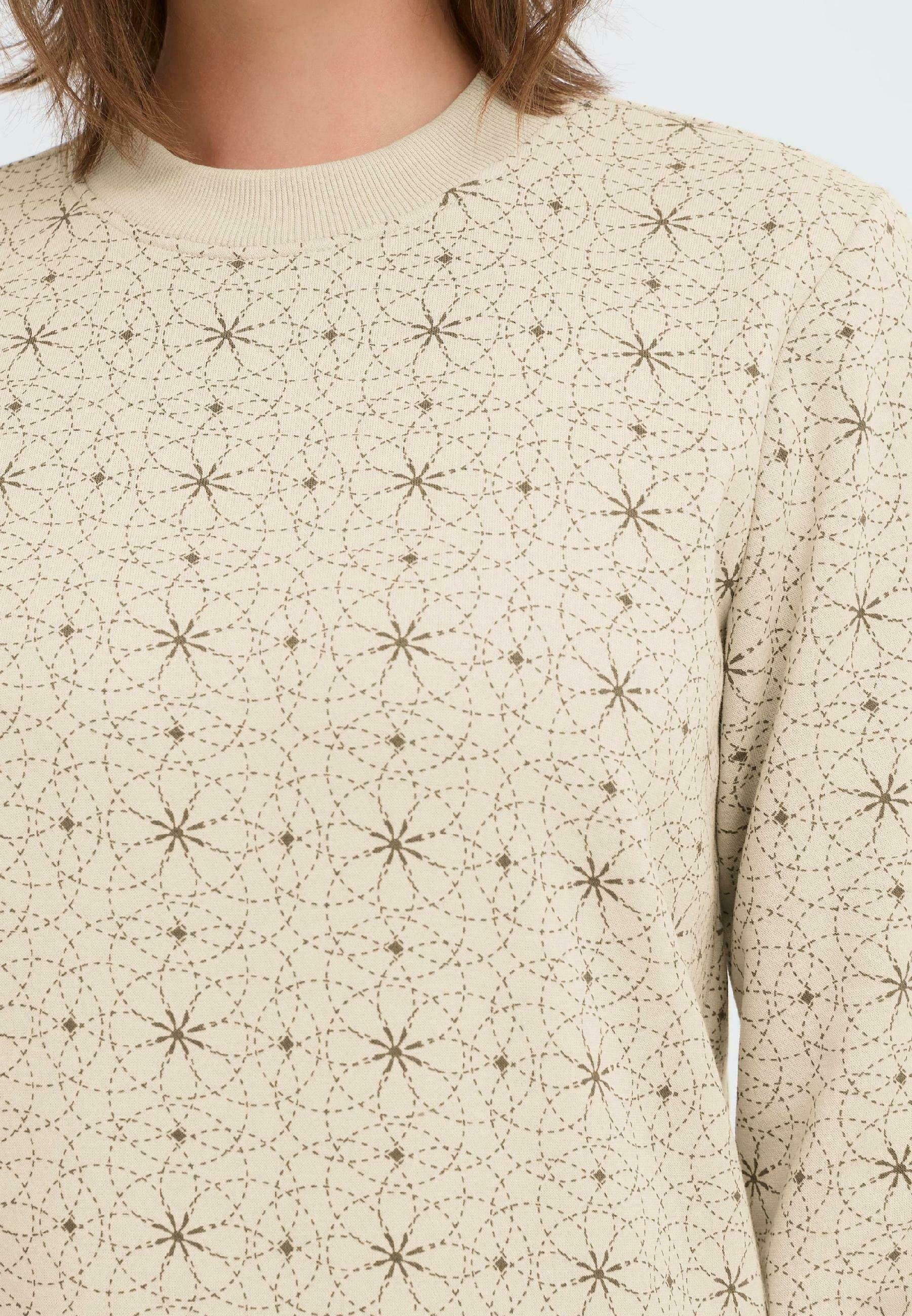 Oxmo OXKAREN - Sweat à capuche - oyster