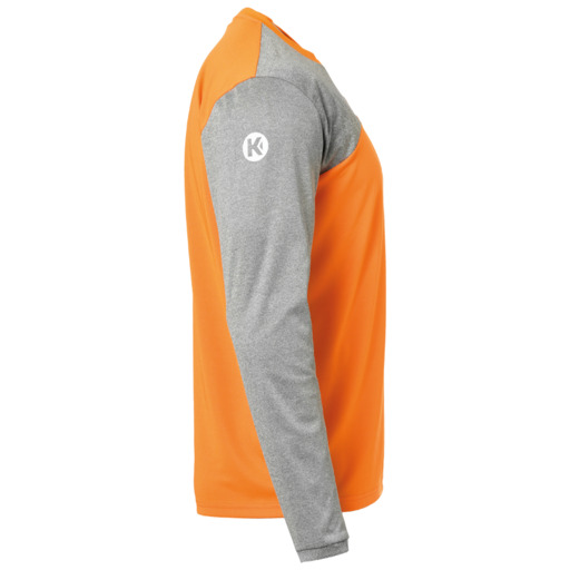  Core 2.0 Longsleeve Naranja Fresh/gris Oscuro Kempa