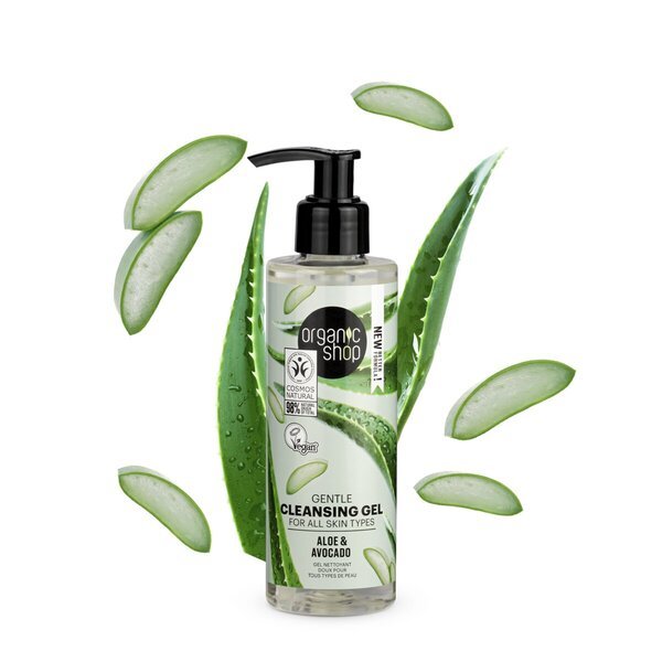 Organic Shop Nježni gel za čišćenje s alojom i avokadom 200ml