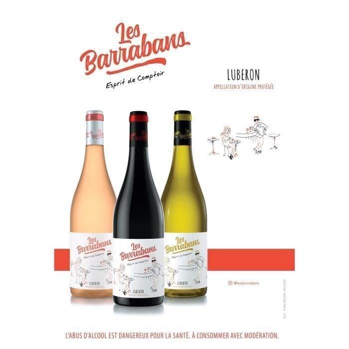 Les Barrabans 2024 Luberon - Vin blanc de la Vallée du Rhône x6