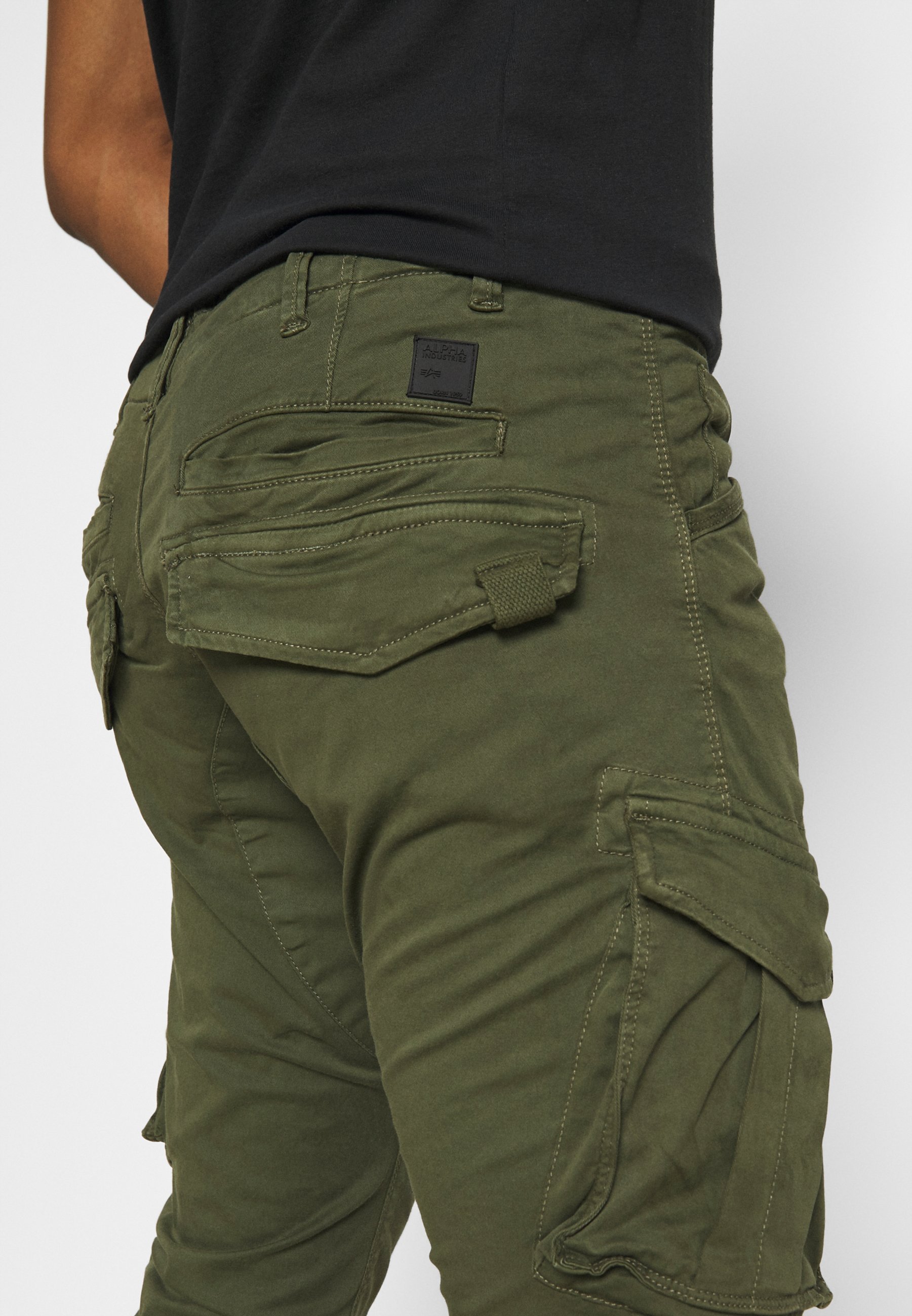 Alpha Industries SPY - Pantaloni cargo - verde oliva scuro