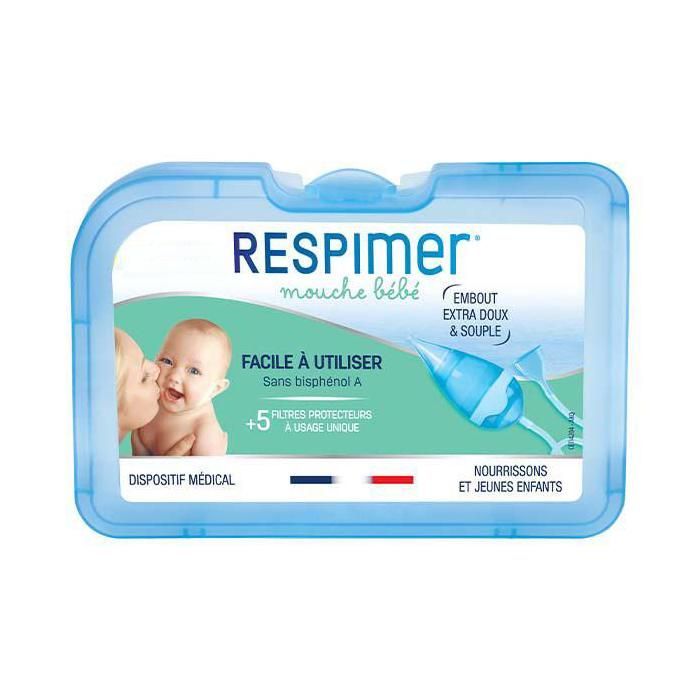Filtros protectores Respimer para aspiradores nasales de bebé, 20 unidades