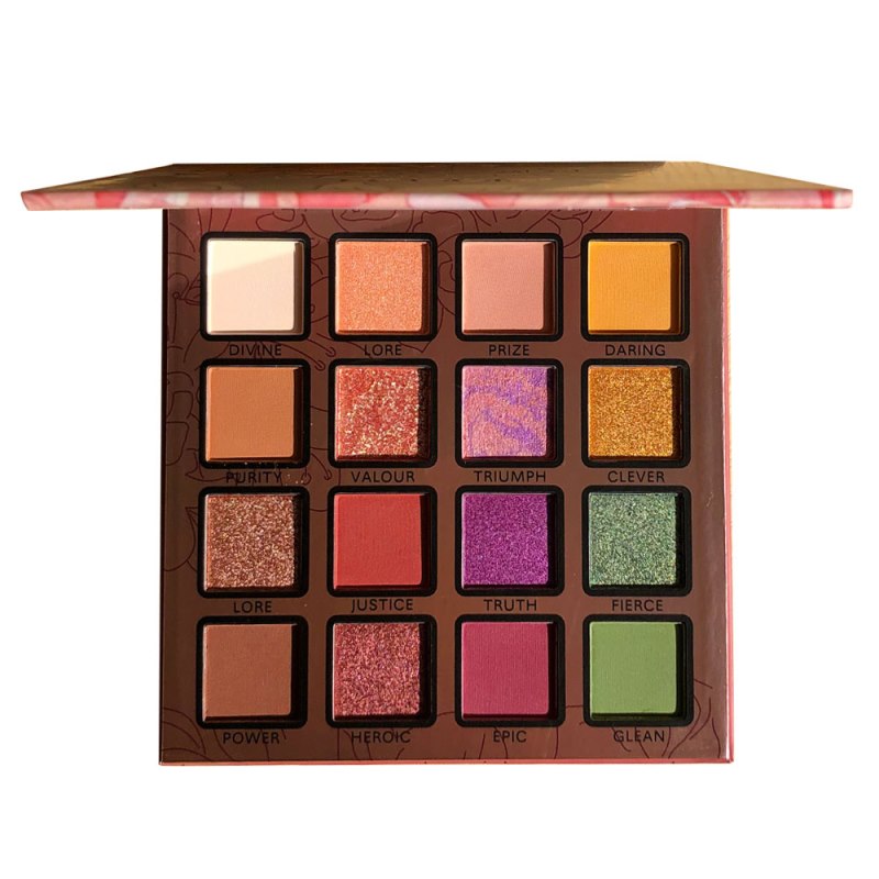 Ombre à paupières mate, scintillante et pailletée, 16 couleurs tendance, haute pigmentation, longue tenue et waterproof.