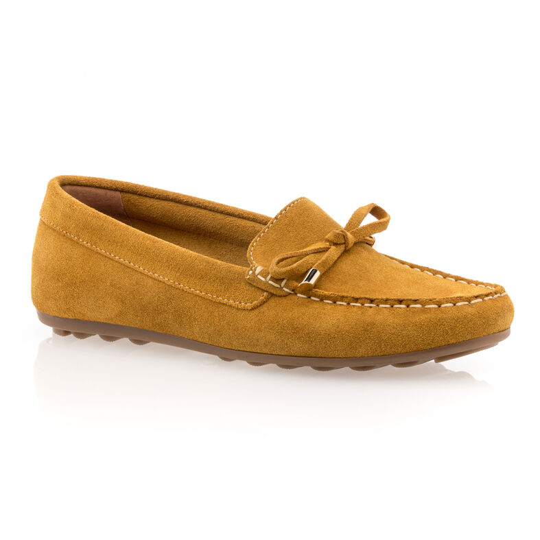 Naisten keltaiset loaferit/veneilykengät