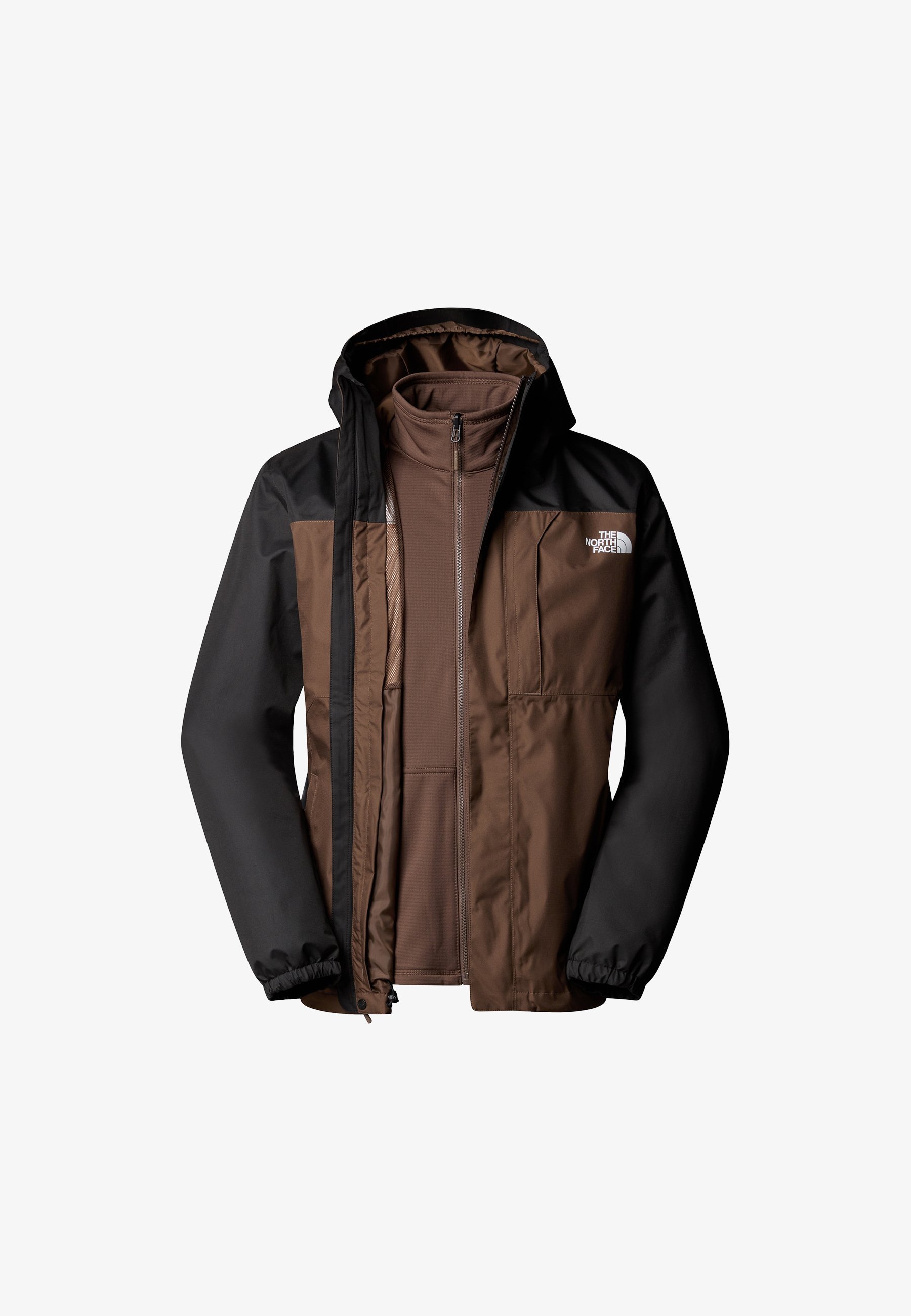 The North Face M QUEST TRICLIMATE JACKET - Outdoorjas - rookbruin