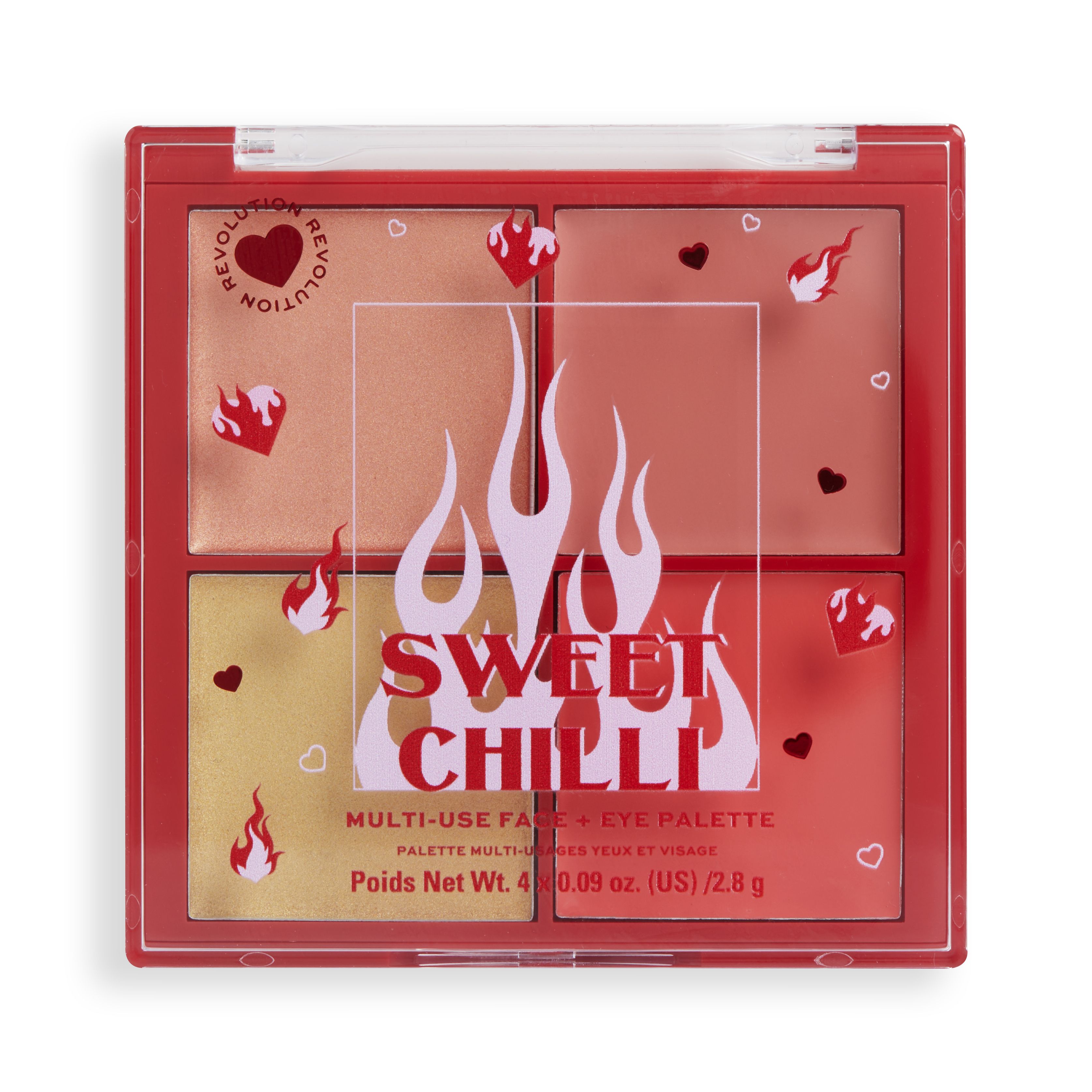 Вишенаменска палета за лице и очи Sweet Chilli Палете за сенке и шминку