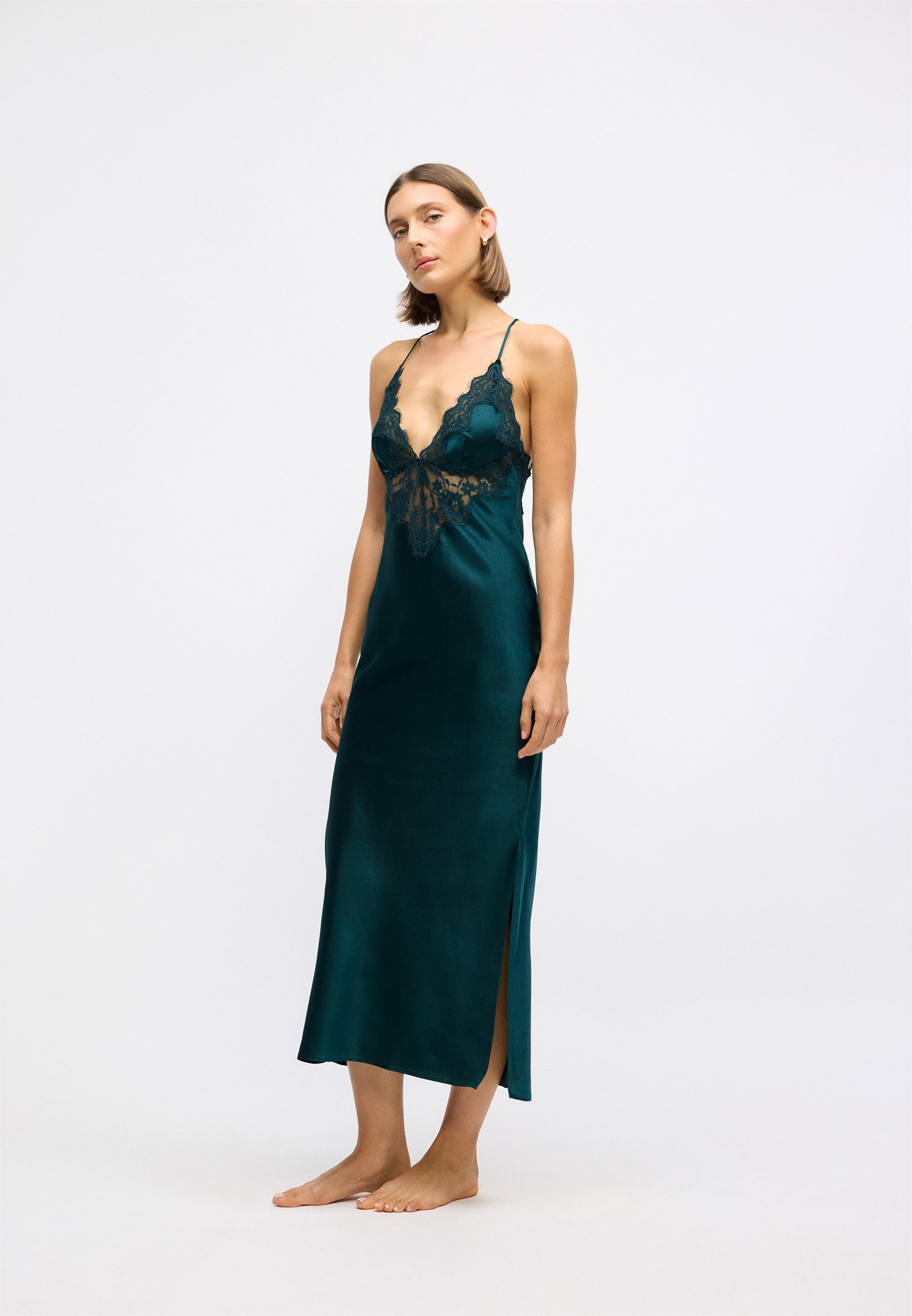 Hunkemöller LONG MYA - Nachthemd - groen