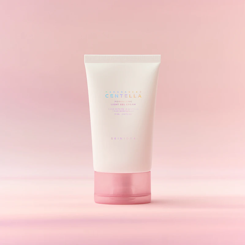 SKIN1004 Madagascar Centella Poremizing Light Gel Cream: um creme-gel leve para suavizar a pele e reduzir os poros.