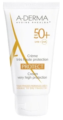 ADERMA A-Derma Protect Crème solaire visage SPF 50+ 40 ml