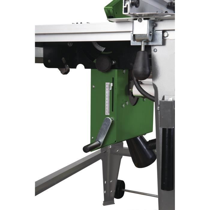 Scie à table mobile pour le bois - Holzstar TKS316E230V - ø 315 mm - 1500 W - 45° - 65 mm