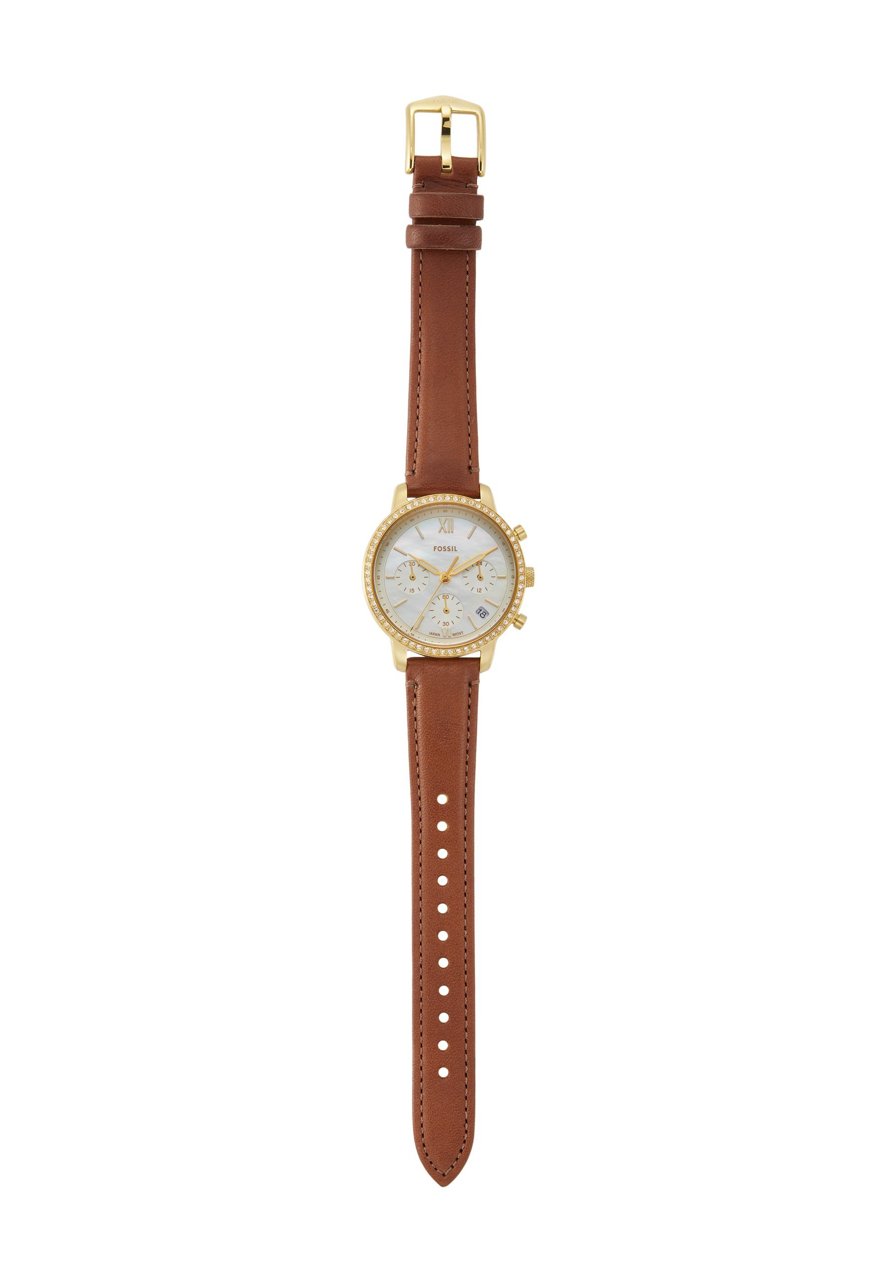 Montre Fossil NEUTRA - Chronographe - marron