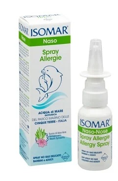 ISOMAR Spray Nasal Isomar para Alergia Água do Mar Isotônica 30 ml Conforto Nasal