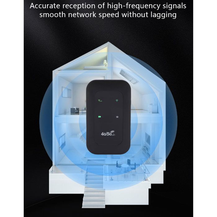 SURENHAP 4G 5G WiFi Hotspot supports 10 connected devices. LTE mobile router for computer network cards.