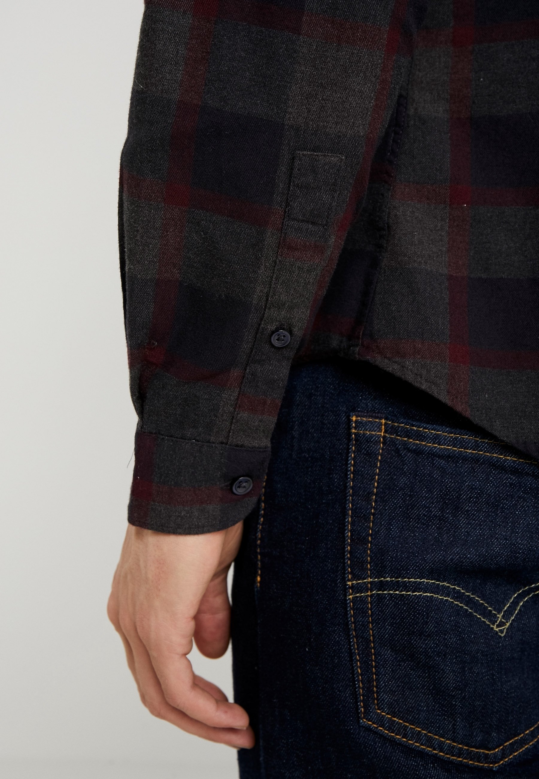 CELIO shirt - gemêleerd donkergrijs