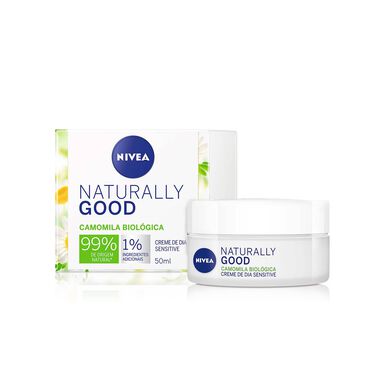 Nivea Sensitive Naturally Good -päivävoide kasvoille 50 ml