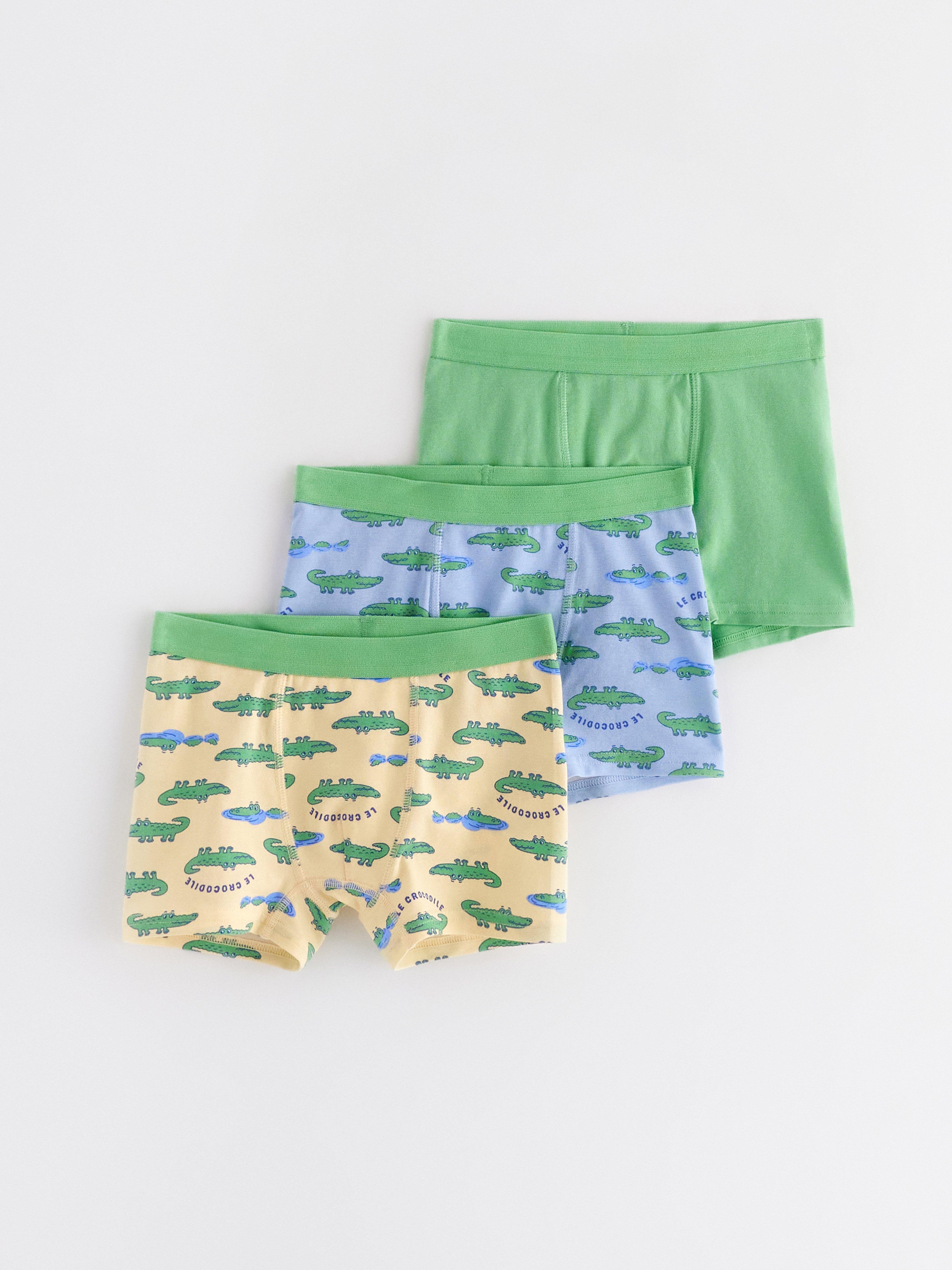 3-pakning boksershorts lys gul
