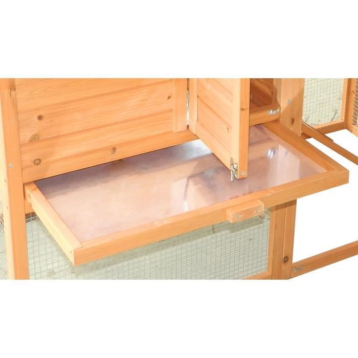 Poulailler standard toit bitumé 1 pente 1,50m²