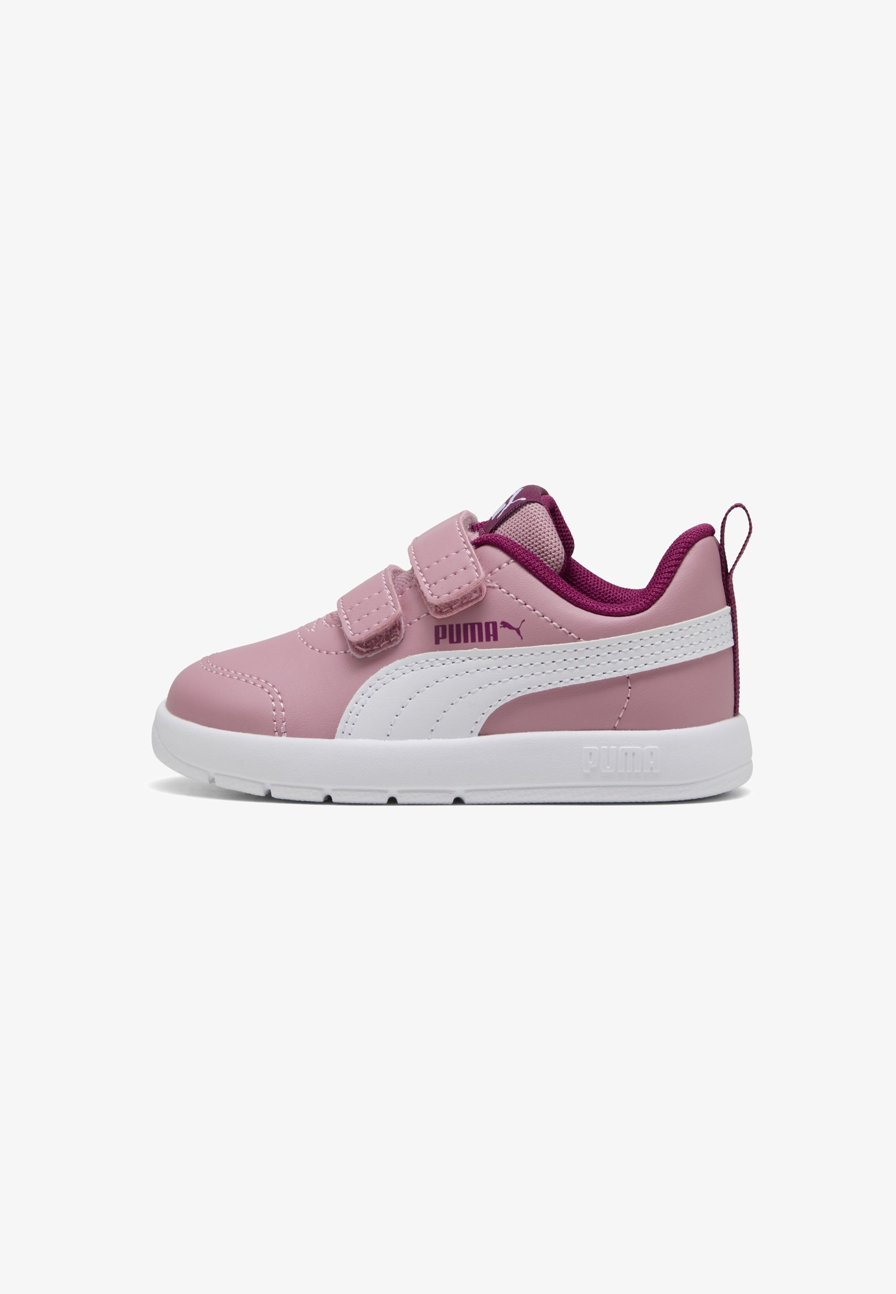 Puma COURTFLEX - pastaigu apavi - rozā, baltā un ogu krāsā