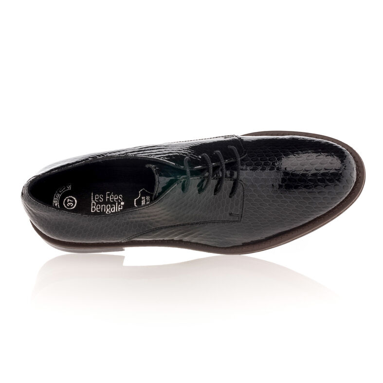 Scarpe stringate nere da donna / Scarpe Derby