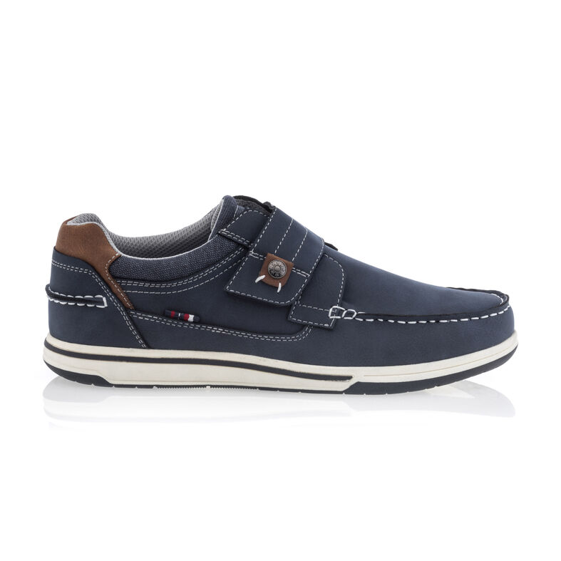 Mocasines/zapatos náuticos azules para hombre