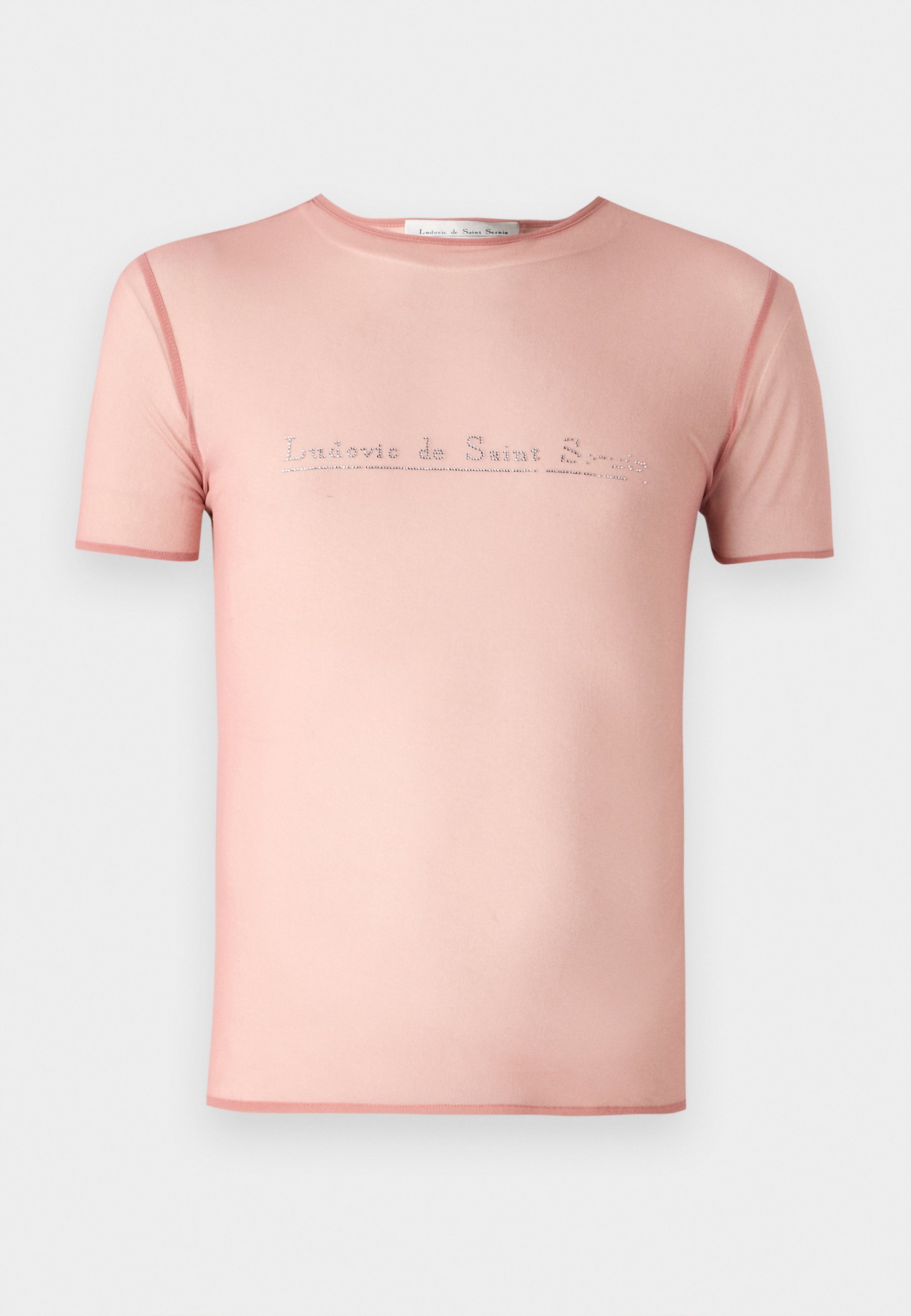 Ludovic de Saint Sernin SIMPLE SHORT SLEEVES UNISEX - T-shirt met print - roze