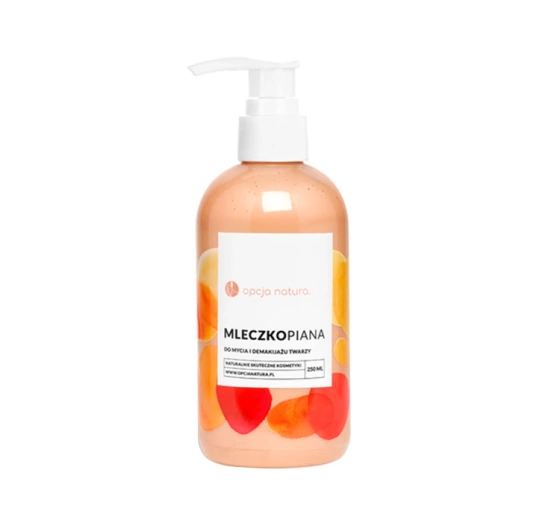 Opcja Natura mleczkopiana do mycia i demakijażu twarzy 250 ml