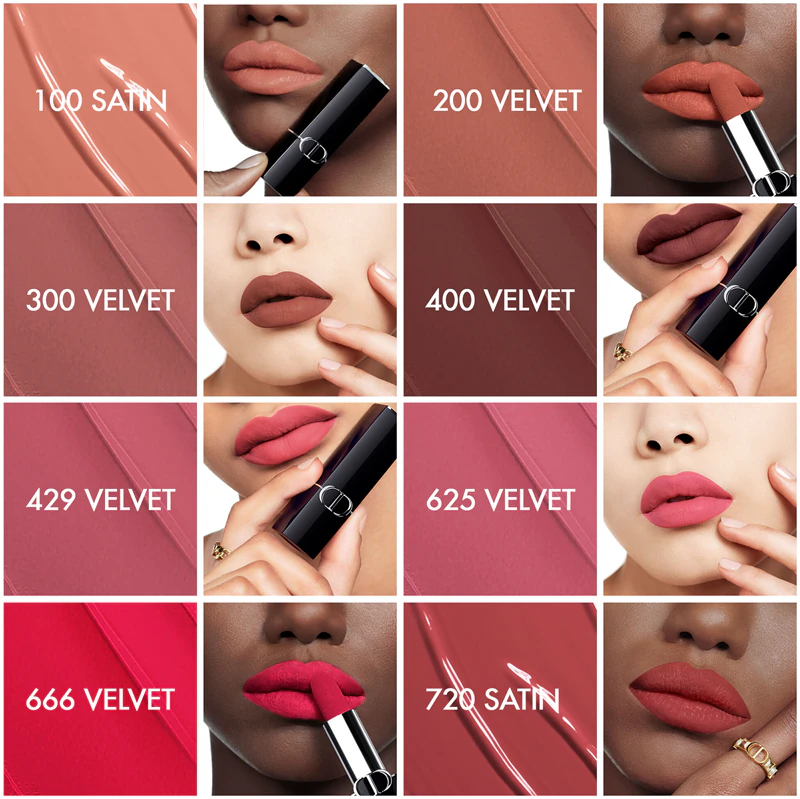Doplniteľná fľaštička dlhotrvajúceho rúžu DIOR Rouge Dior
