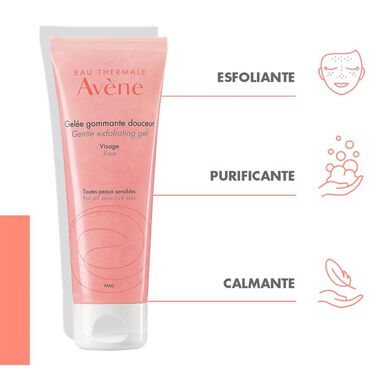 Avène Gentle Exfoliating -kasvogeeli herkälle iholle 75ml
