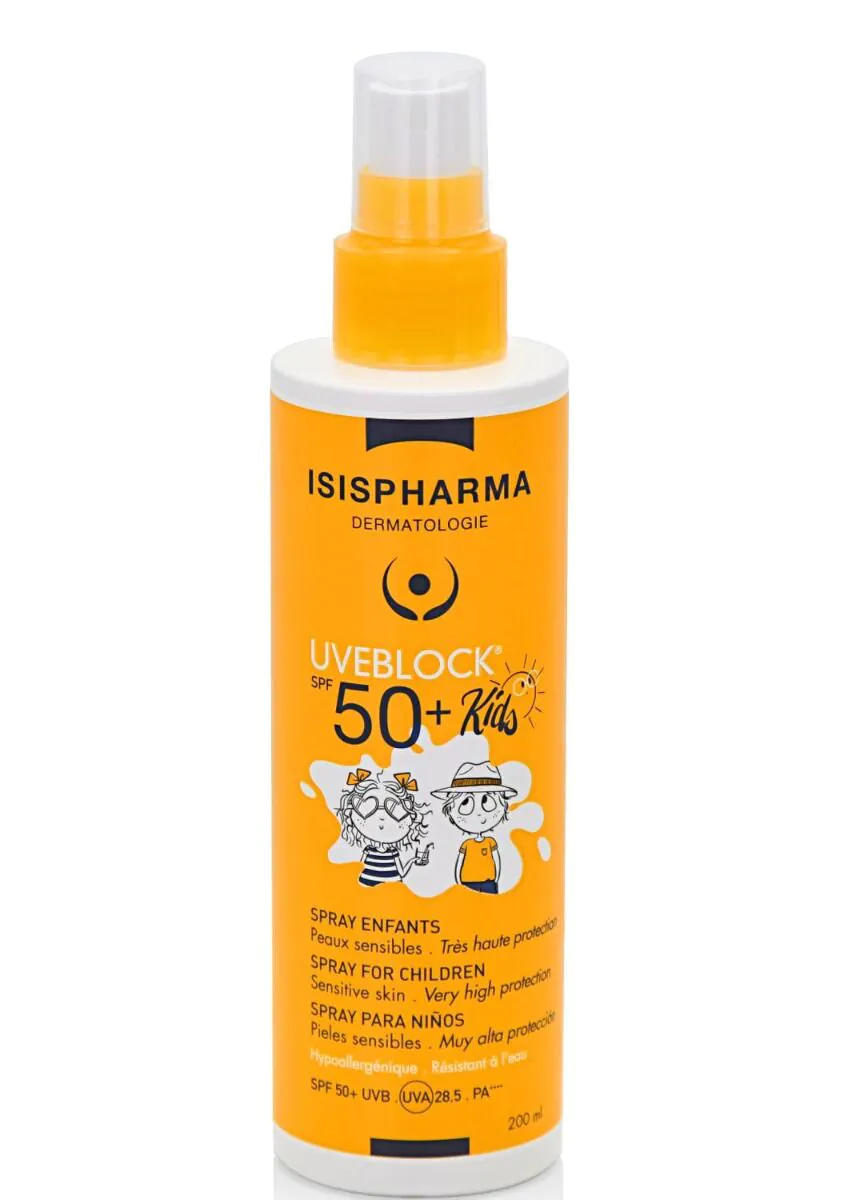 Isispharma Uveblock SPF50+ - Spray dla dzieci bardzo wysoka ochrona200ml