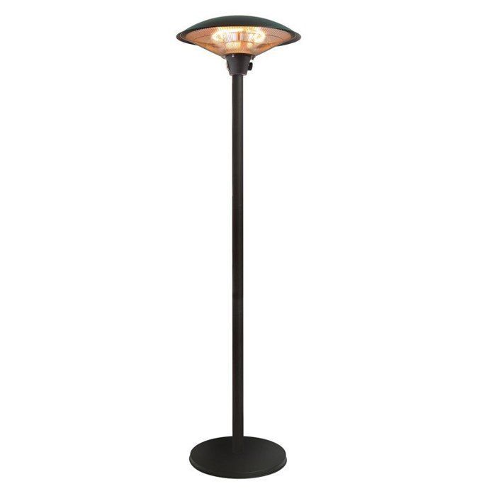 Milan Black Electric Patio Heater - FAVEX - 2100W - Outdoor - Economical - Durable