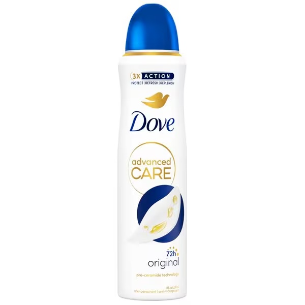 Dove Advanced Care Anti-Transpirant Original Deodorant Spray 150ml