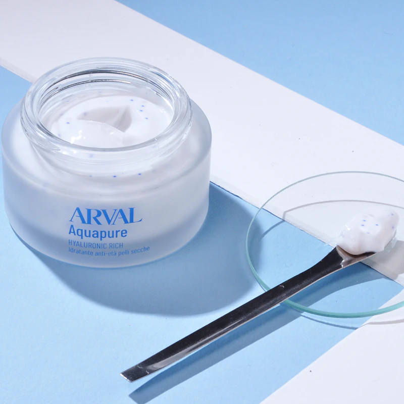 Creme hidratante Arval Aquapure Hyaluronic Rich para pele seca e muito seca
