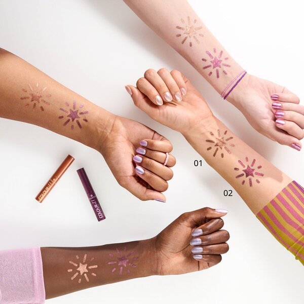 Tekući tuš za oči Essence Color It! 01 Burnished Bronze metalik