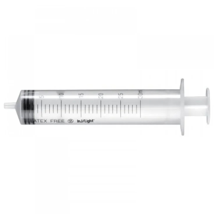 SICHERHEIT sterile Plastikspritze ohne Nadel 30 ml usw.