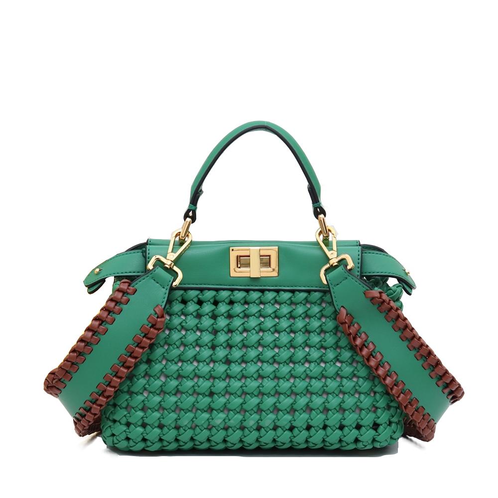 Borse da donna di lusso intrecciate in vera pelle, borsa a tracolla di marca, mini borse alla moda da donna, borsa a sacchetto, novità 2020