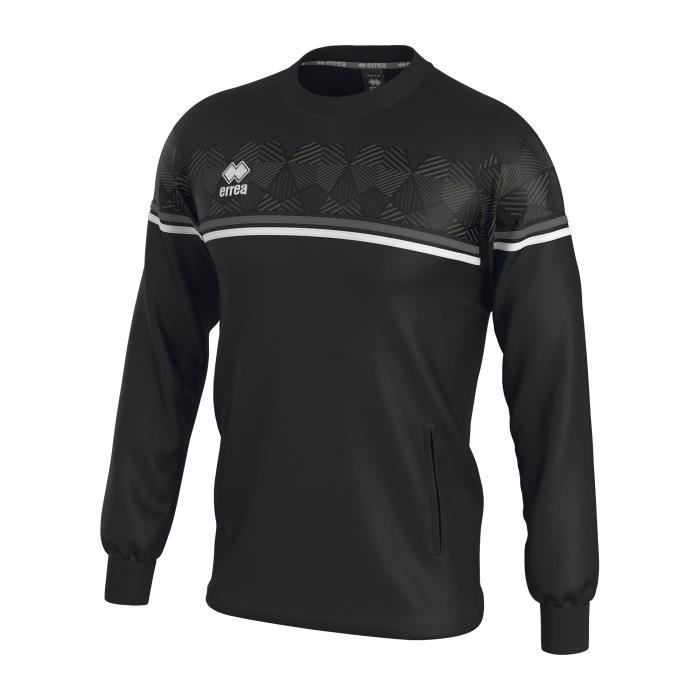 Giacca Errea Davis Junior - Multisport - Ragazzo - Nero/Grigio/Bianco - Bambino - Vestibilità regolare