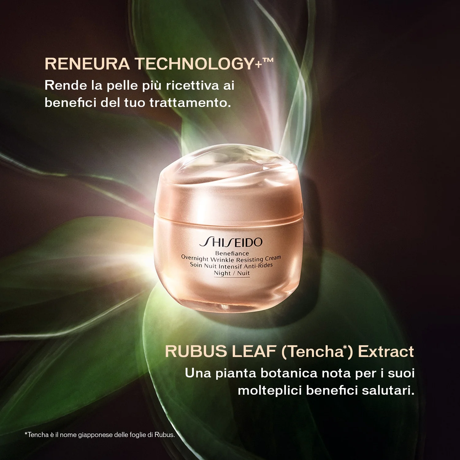 Benefiance Overnight Wrinkle Resisting Cream - Tratt.viso notte antirughe, Tratt.viso notte nutriente