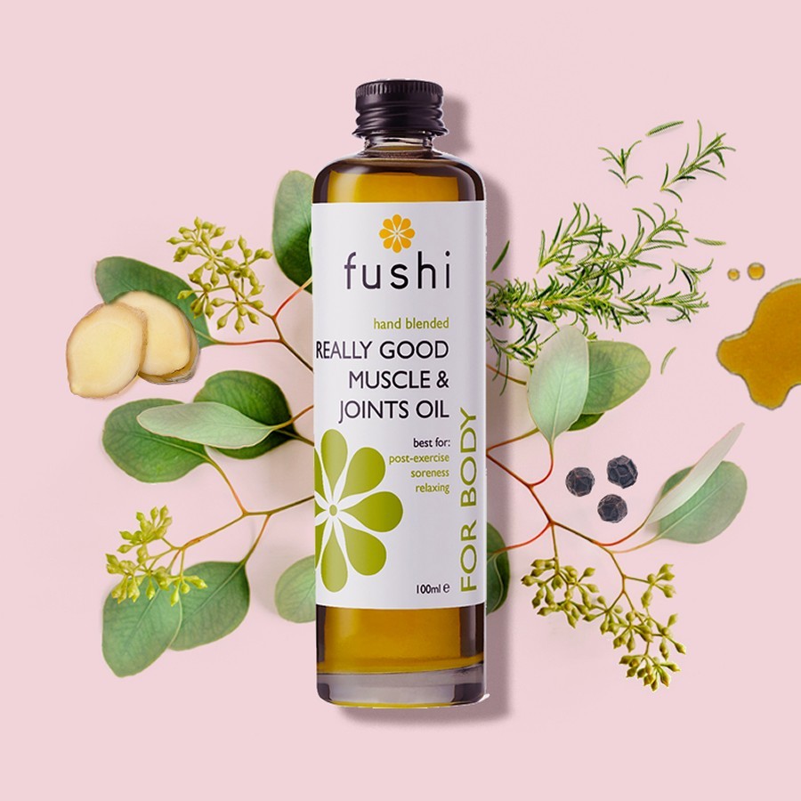 Fushi ķermeņa eļļa muskuļiem un sportam - 150 ml