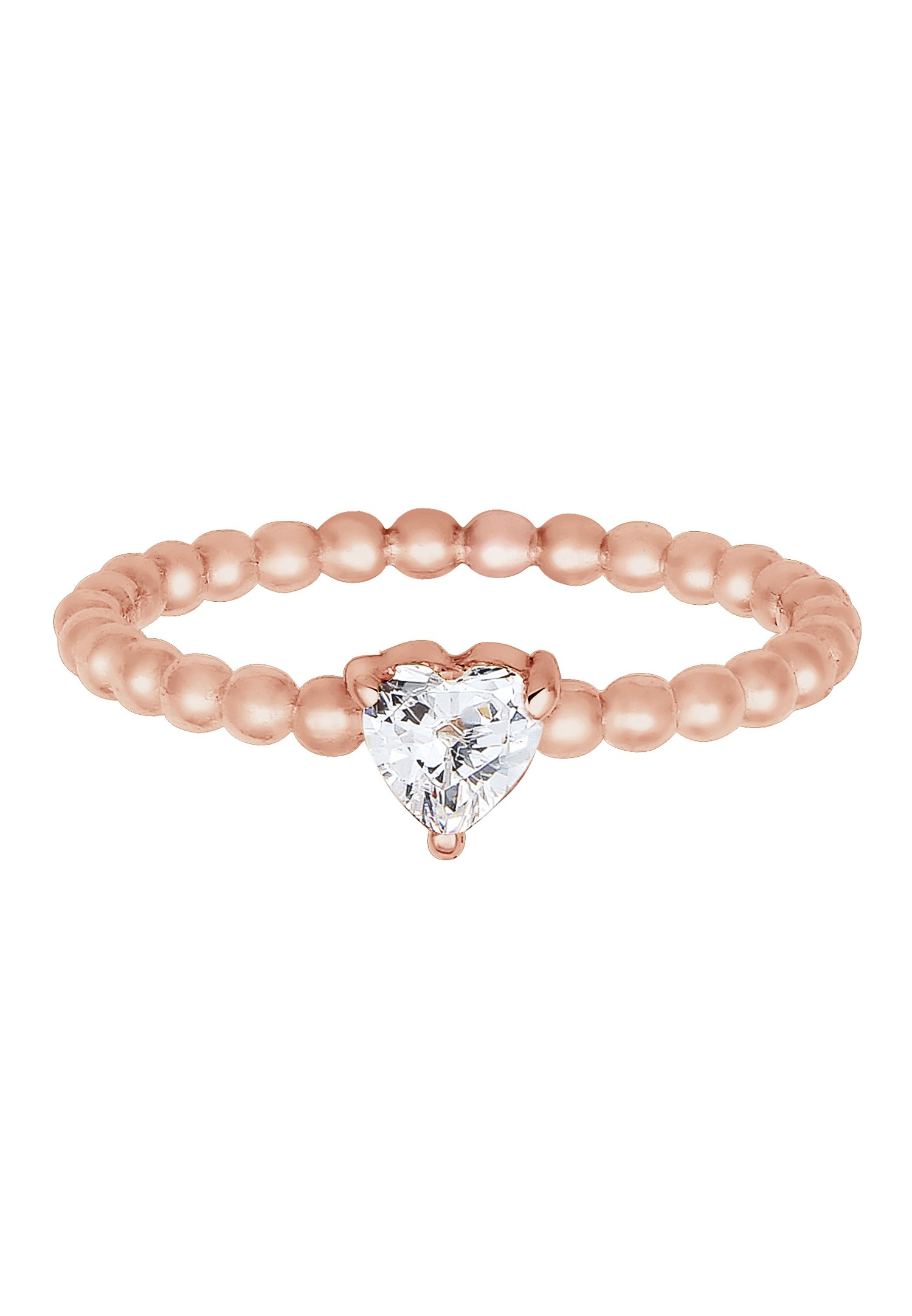 Elli Fiançailles Zircone Bague Femme - (925/1000) Argent