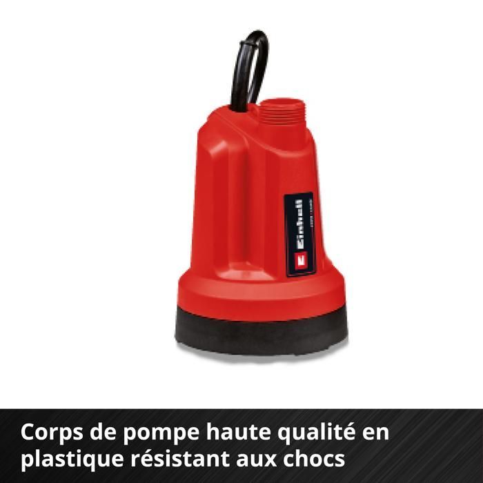 Bomba sumergible inalámbrica para agua clara Einhell GE-SP 18 Li-Solo PXC (18 V) - Batería y cargador no incluidos