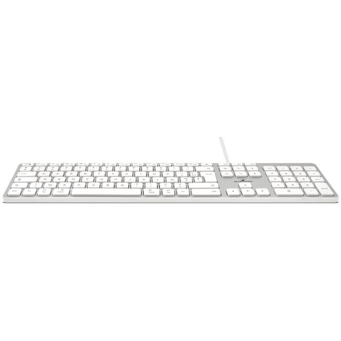 Bedraad toetsenbord - BLUESTORK - KB Mac - Mac-compatibel - Wit
