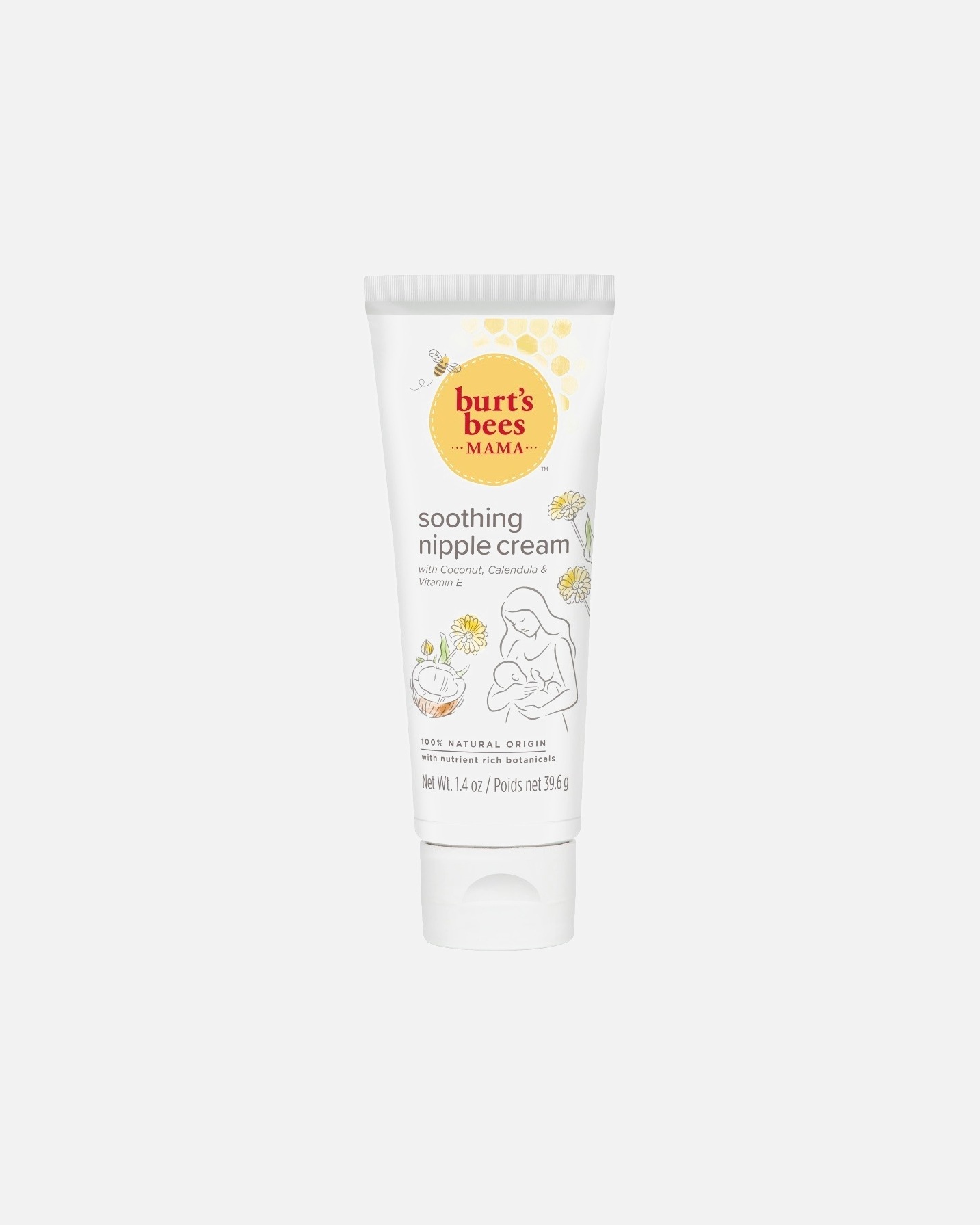 Burt's Bees Schwangerschaftspflegeprodukt Beruhigende Brustwarzencreme - 39,6 g