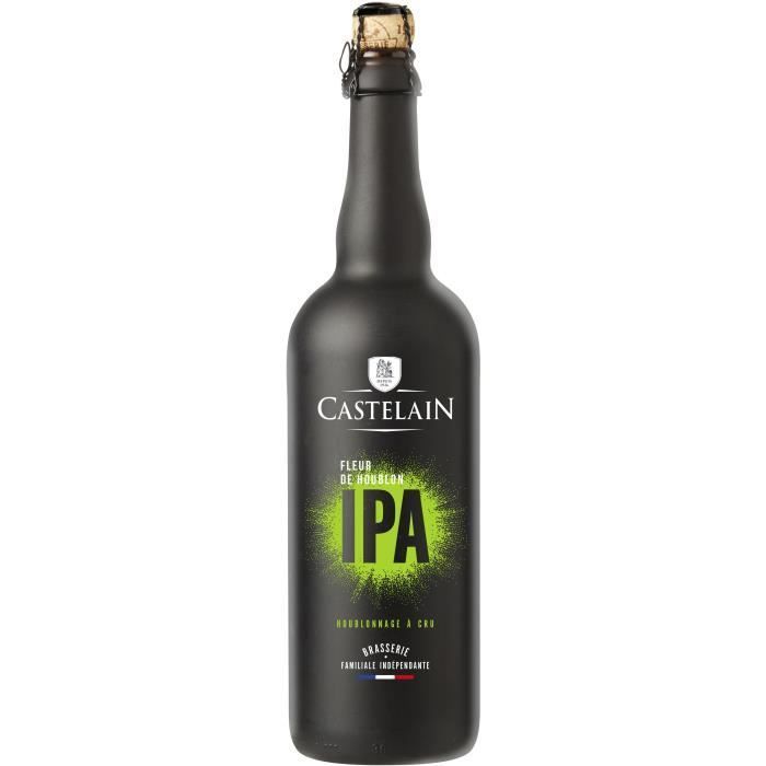 IPA Fleur de Houblon Beer - Castelain - 6,50% ABV - 75cl